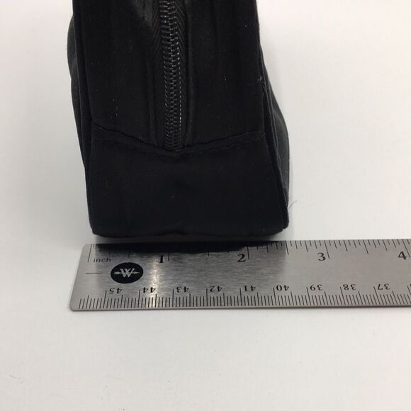 Giorgio Armani Parfums Pouch Satin Cosmetics Makeup Bag with Gold Tone hardware - Picture 13 of 16